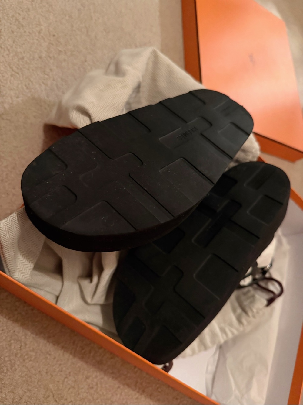 Hermes Black Leather Sandals - Picture 4 of 4